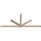 Ekena Millwork Kennewick Smooth Timber Gable Bracket, Douglas Fir, 108"W x 45"H x 3 1/2"D x 3 1/2"F, 10/12 Pitch GBW108X45X0404KEN00SDF - alternate 3